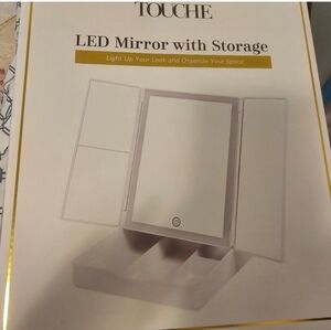 New LED mirror with storage